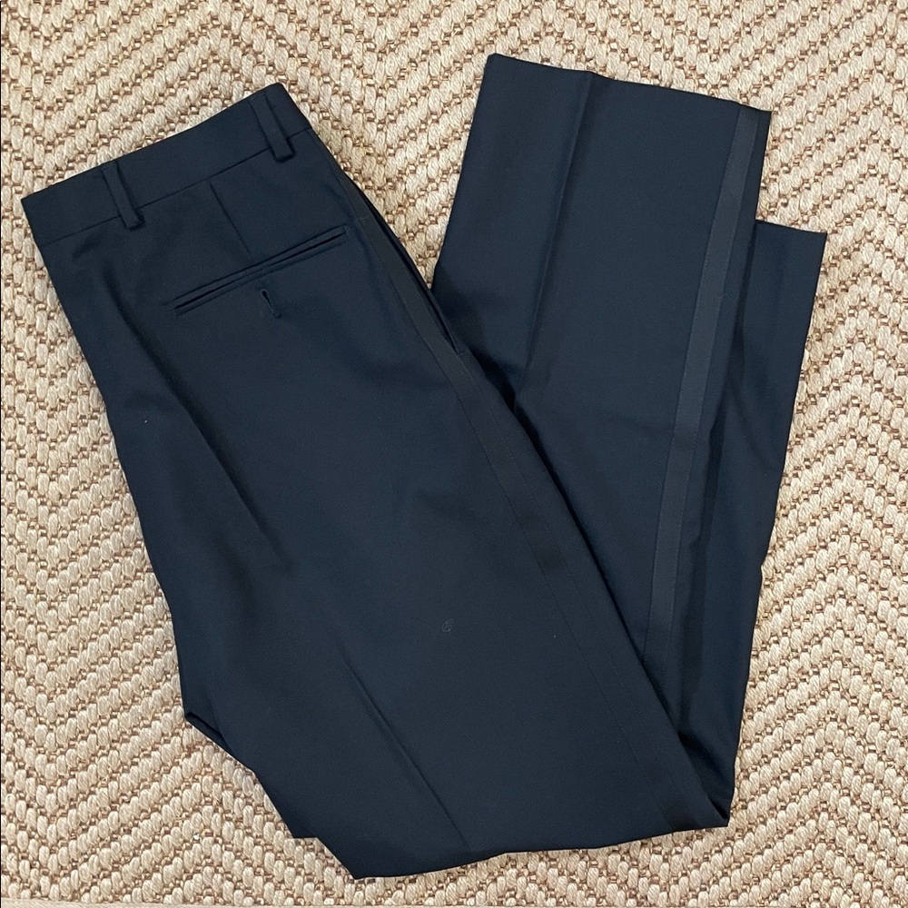 Yves Staint Laurent YSL - Classic Wool Pants - Black - 32x34